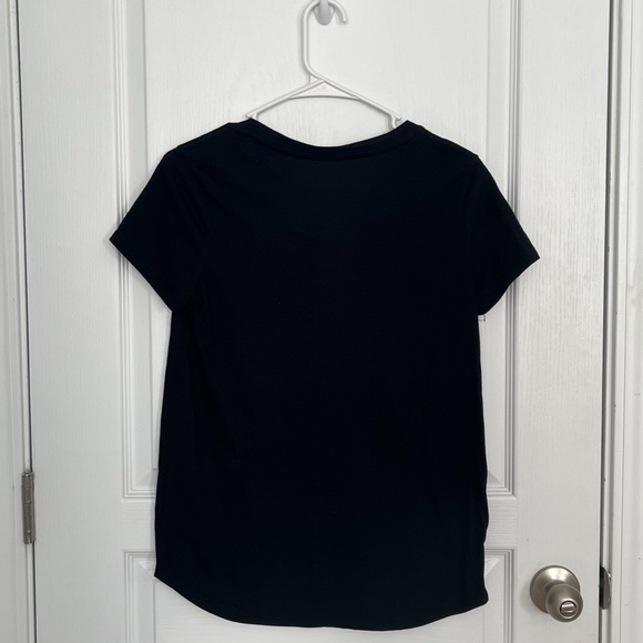 Mossimo Supply Co. Basic Solid V Neck Tee - Black - Picture 6 of 6